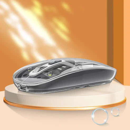 Transparent Wireless + Bluetooth Mouse