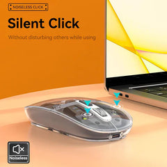 Transparent Wireless + Bluetooth Mouse